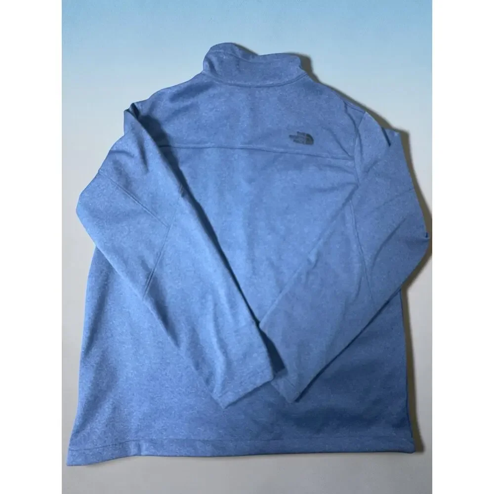 The North Face Jacket Mens XL Blue Windwall Full Zip Soft Shell Stretch